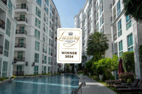 1bed Luxury apartment with pool & gym access near walking street